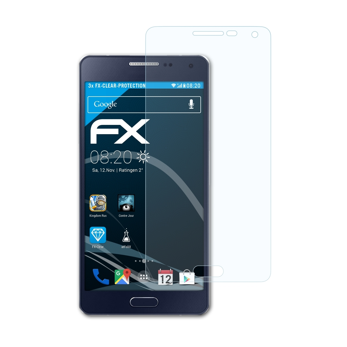 FX-Clear (2015)) A5 3x Displayschutz(für ATFOLIX Samsung Galaxy