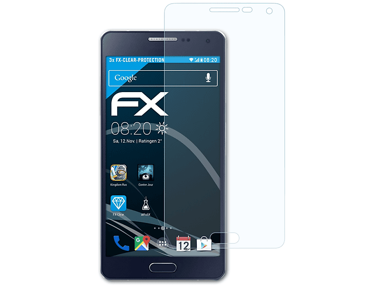 ATFOLIX 3x FX-Clear Displayschutz(für Samsung Galaxy A5 (2015)) | Displayschutzfolien & Gläser
