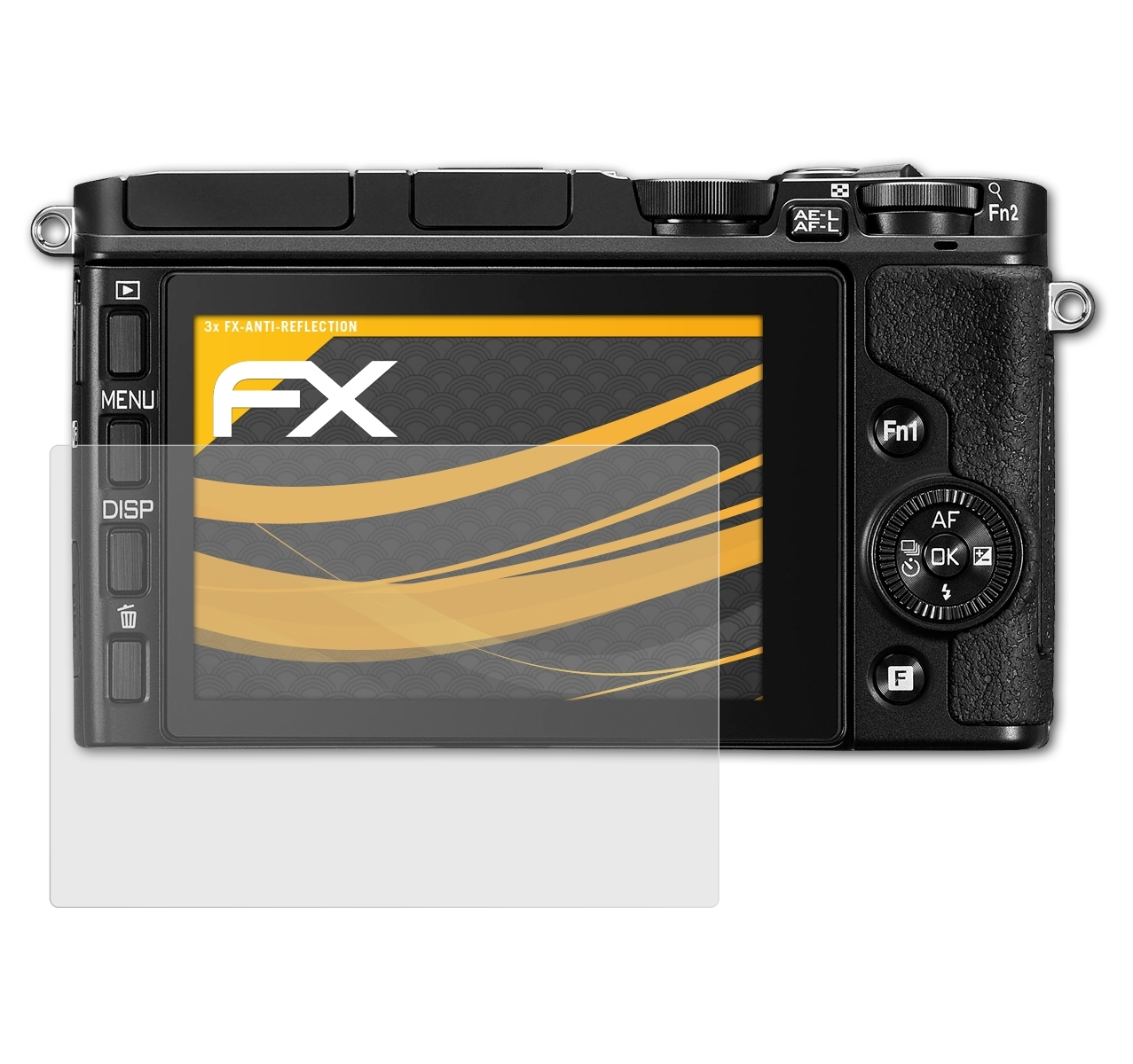 ATFOLIX 3x Nikon 1 Displayschutz(für FX-Antireflex V3)