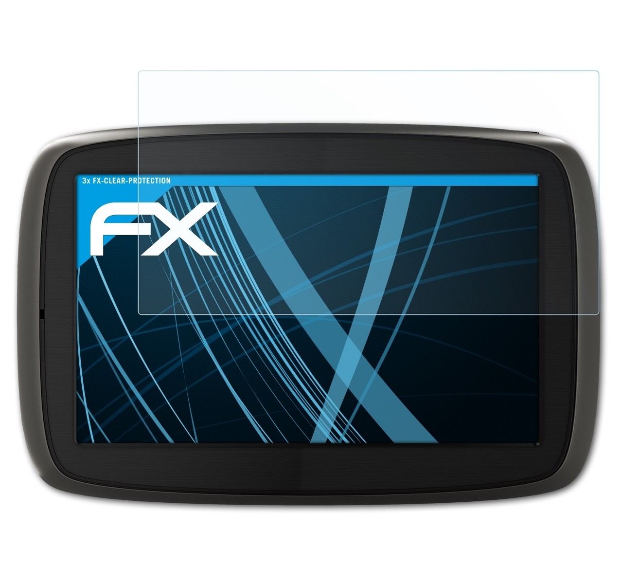 3x TomTom 60 Start ATFOLIX Displayschutz(für (2014)) FX-Clear