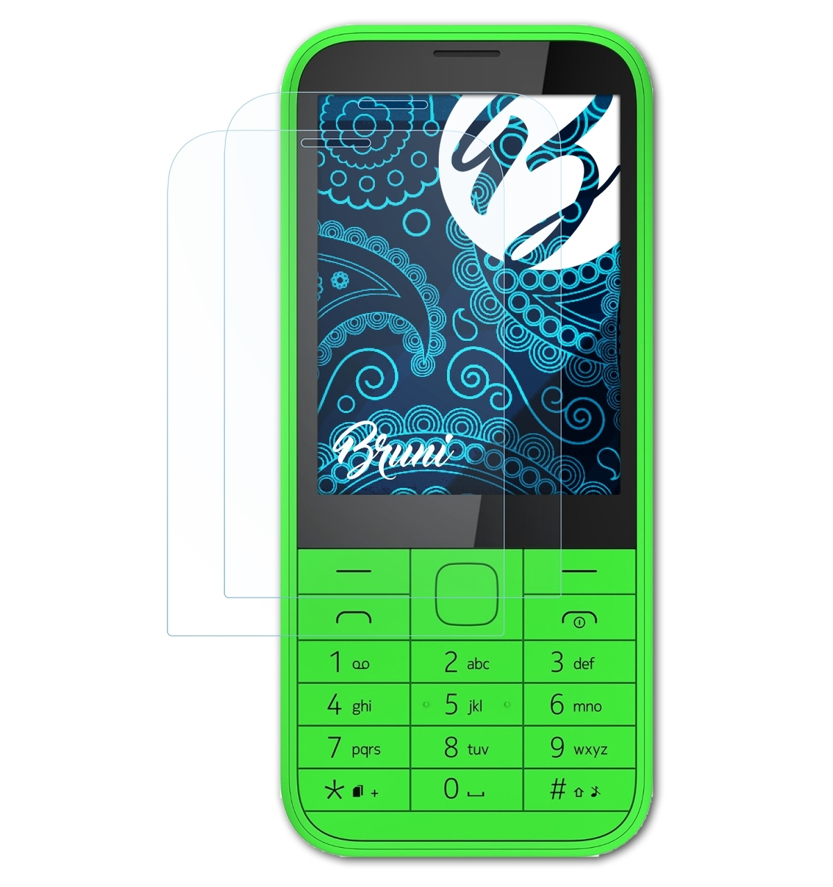 Nokia Basics-Clear Schutzfolie(für (Microsoft)) 225 2x BRUNI
