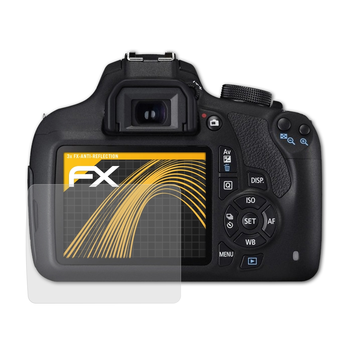 ATFOLIX 3x FX-Antireflex Displayschutz(für Canon EOS 1200D)