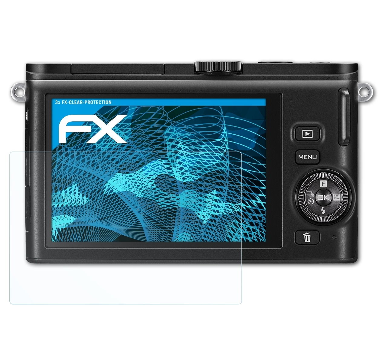 ATFOLIX 3x FX-Clear Nikon 1 Displayschutz(für J3)