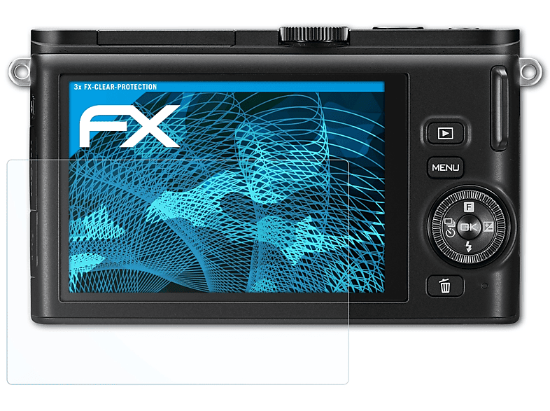 ATFOLIX 3x FX-Clear Nikon 1 Displayschutz(für J3)