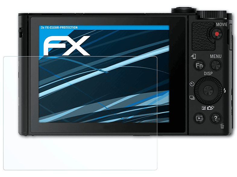 ATFOLIX 3x FX-Clear Displayschutz(für Sony DSC-HX90)