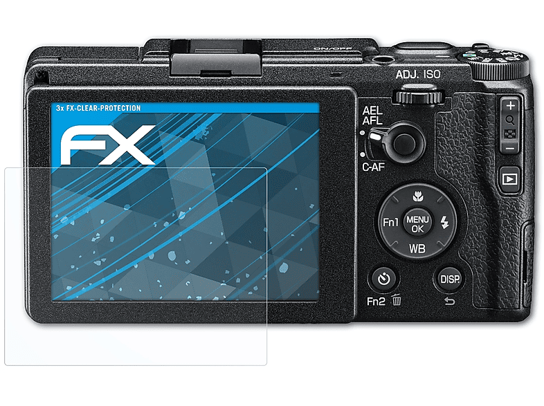 ATFOLIX 3x FX-Clear Displayschutz(für Ricoh GR II)
