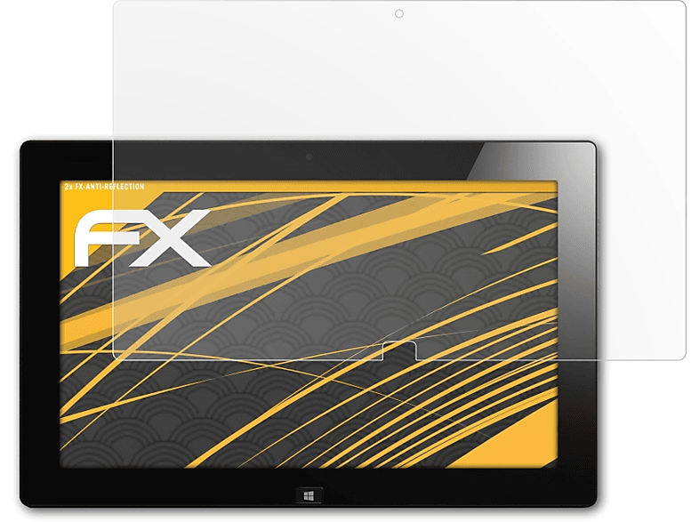 ATFOLIX 2x FX-Antireflex Displayschutz(für Lenovo IdeaTab Lynx K3011)