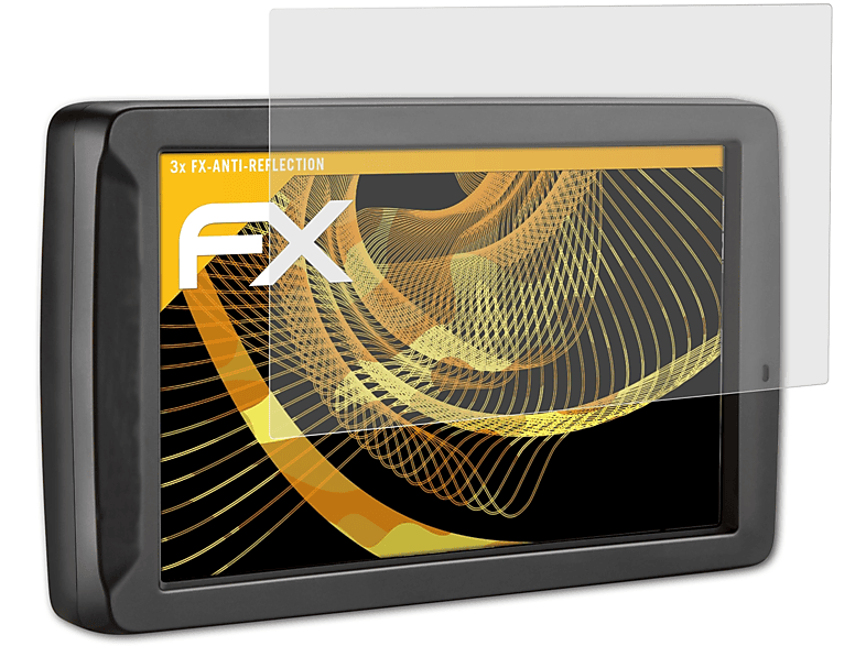 ATFOLIX 3x FX-Antireflex Displayschutz(für BMW V) Navigator