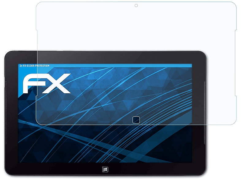 ATFOLIX 2x FX-Clear Displayschutz(für Samsung Ativ Tab 7 (Smart PC Pro 700T) (11.6 Inch))