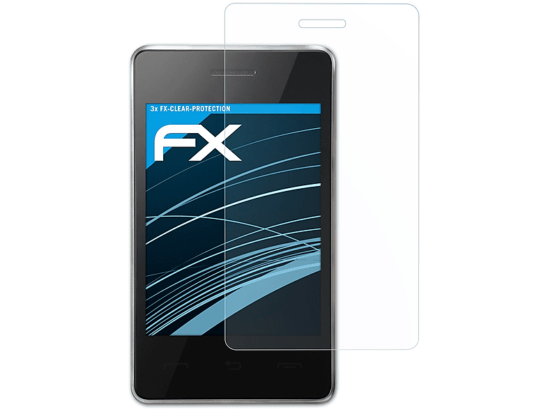 ATFOLIX 3x FX-Clear Displayschutz(für LG T385)