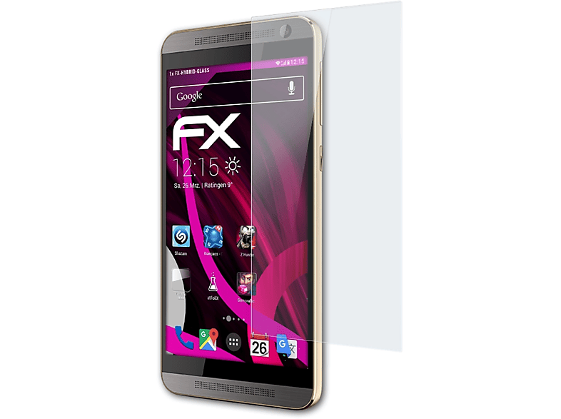 ATFOLIX FX-Hybrid-Glass Schutzglas(für HTC One E9 Plus)