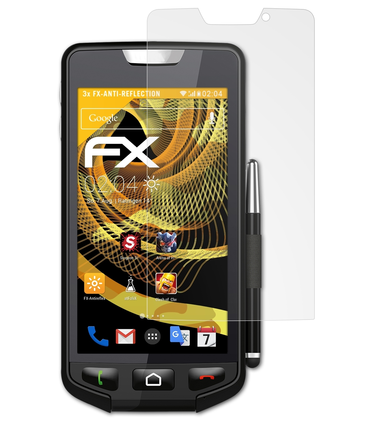 ATFOLIX 3x FX-Antireflex Displayschutz(für Emporia Smart (S1))