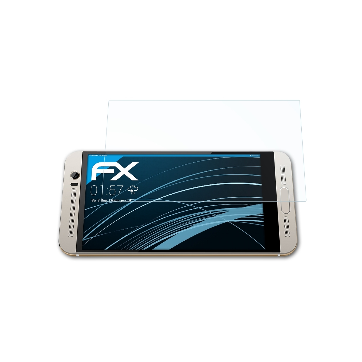 One M9 Displayschutz(für HTC Plus) ATFOLIX FX-Clear 3x