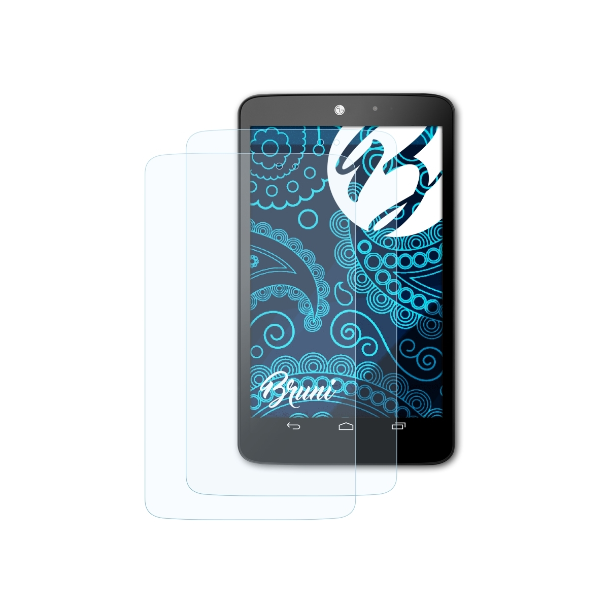 LG 2x G 8.3) Pad Schutzfolie(für BRUNI Basics-Clear