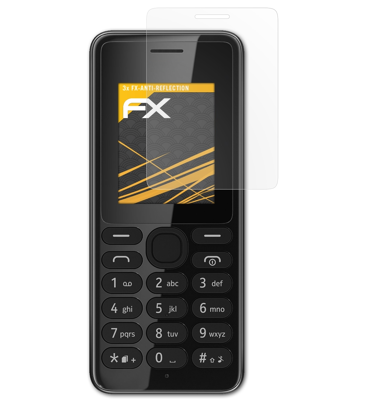 Nokia 3x FX-Antireflex Displayschutz(für 108) ATFOLIX