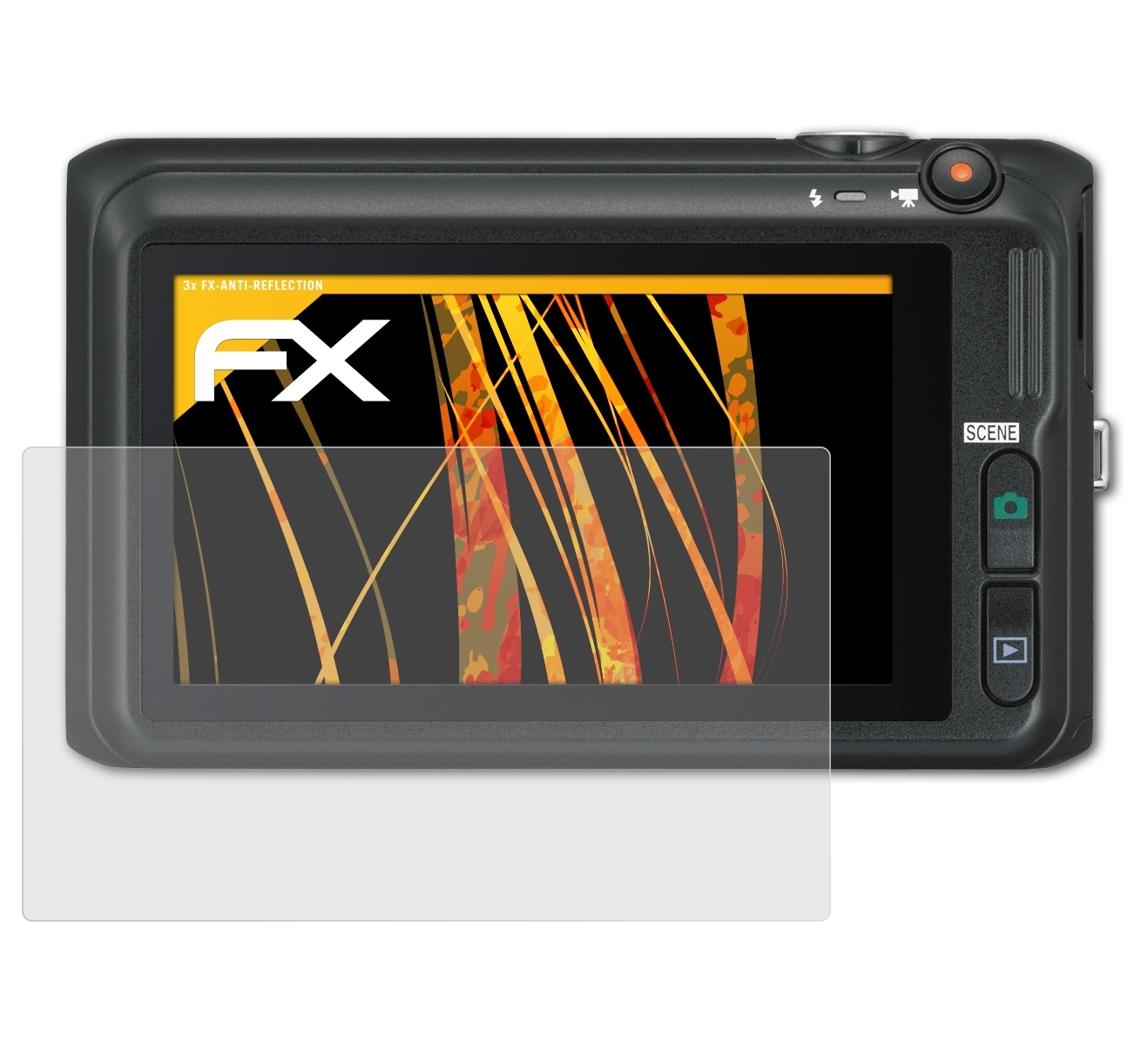 ATFOLIX FX-Antireflex Coolpix Displayschutz(für Nikon 3x S6400)