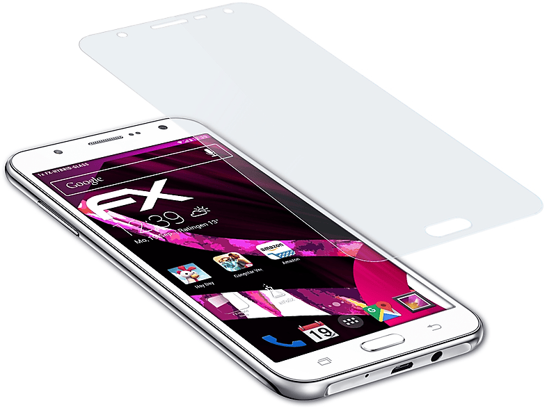 ATFOLIX FX-Hybrid-Glass Schutzglas(für Samsung (2015)) Galaxy J7