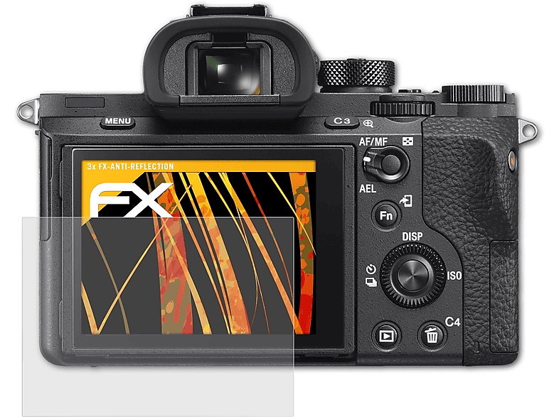 ATFOLIX 3x FX-Antireflex Displayschutz(für Sony Alpha a7R II / a7S II)