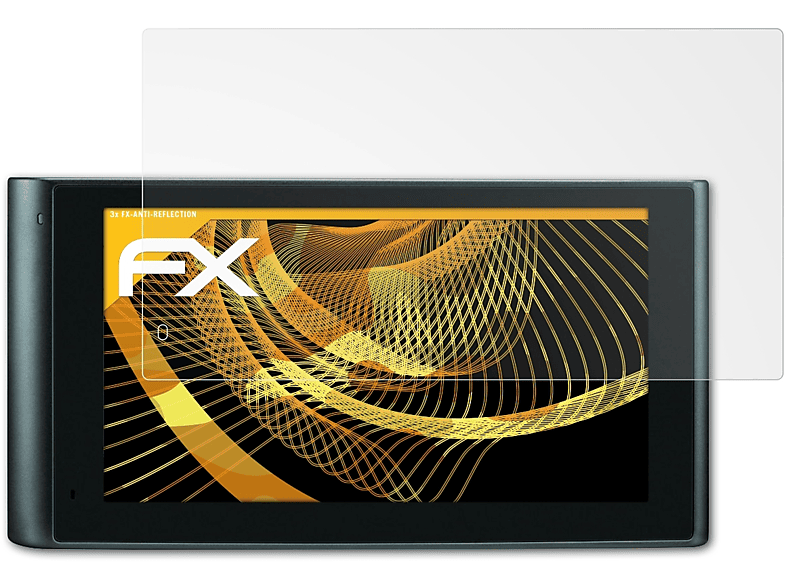 ATFOLIX 3x FX-Antireflex nüviCam Garmin LMTHD) Displayschutz(für