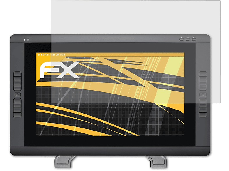 2x Displayschutz(für 22 Wacom HD) ATFOLIX FX-Antireflex CINTIQ