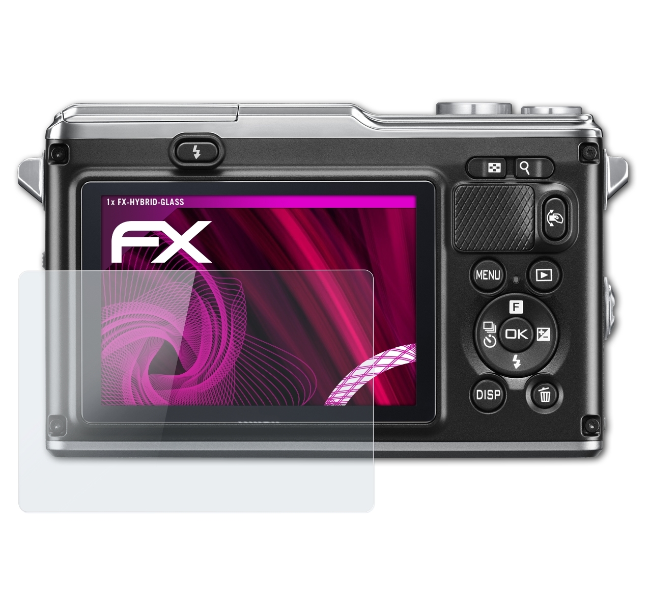 1 Nikon FX-Hybrid-Glass ATFOLIX Schutzglas(für AW1)