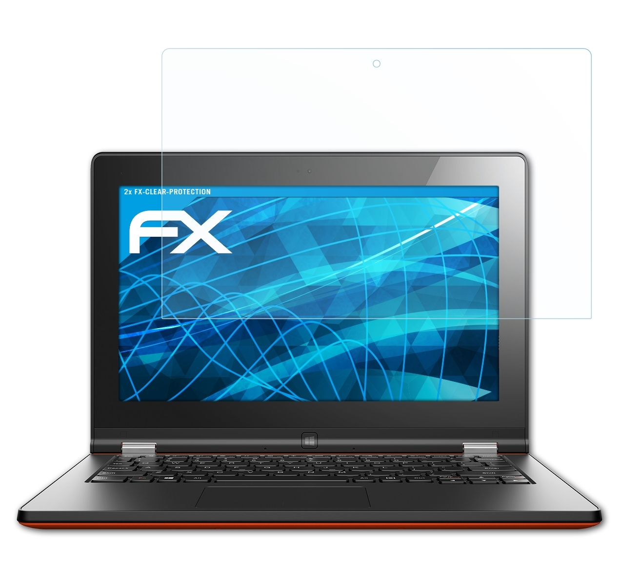 ATFOLIX 2x 11) 2 Yoga Lenovo FX-Clear IdeaPad Displayschutz(für