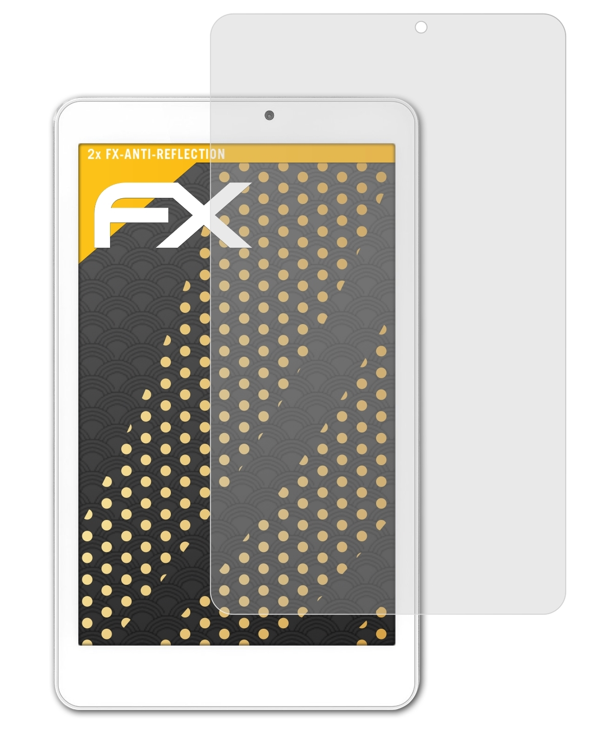 ATFOLIX 2x FX-Antireflex Displayschutz(für Acer Tab (W1-810)) W Iconia 8