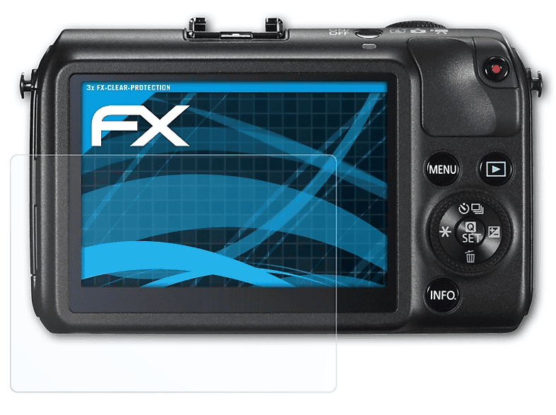 ATFOLIX 3x FX-Clear Displayschutz(für Canon EOS M)