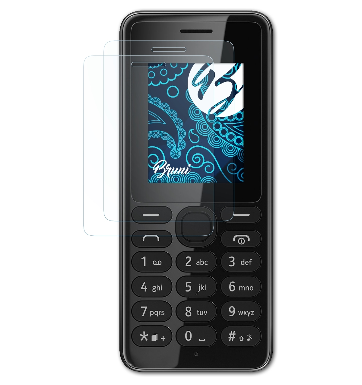 Schutzfolie(für 108) Basics-Clear Nokia BRUNI 2x