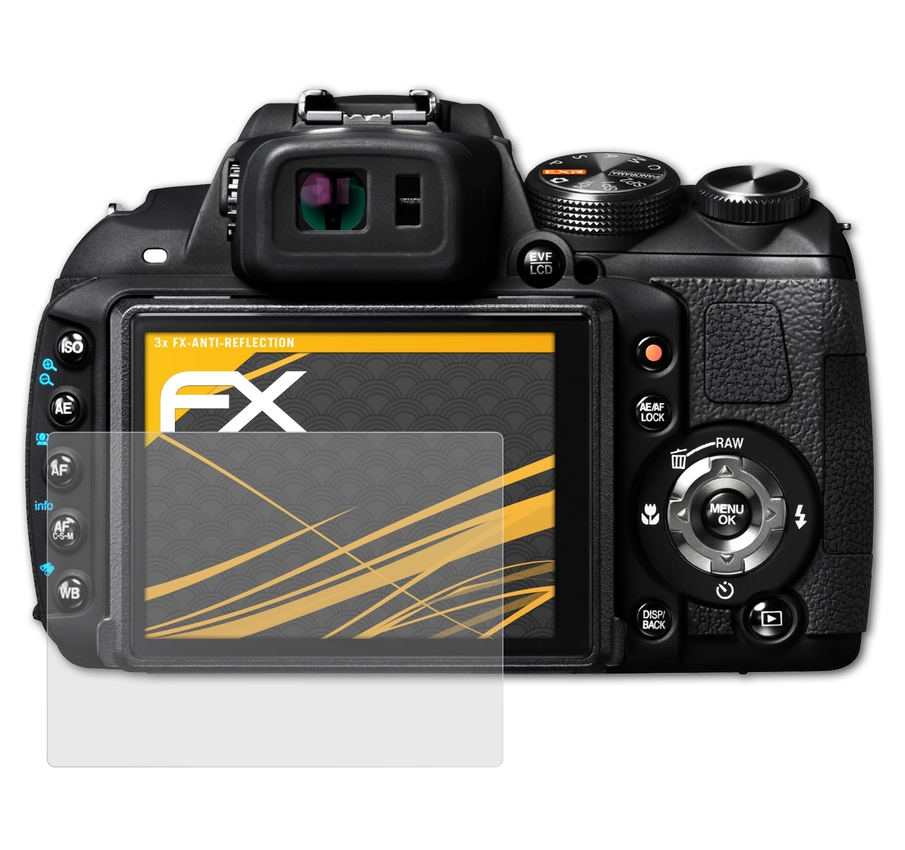 Fujifilm ATFOLIX FX-Antireflex Displayschutz(für 3x FinePix HS25EXR)