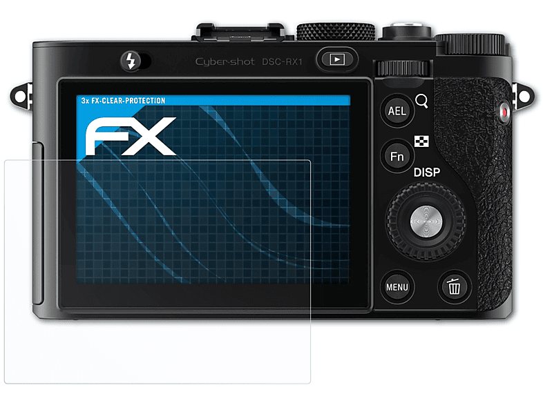 ATFOLIX 3x FX-Clear Displayschutz(für Sony DSC-RX1)