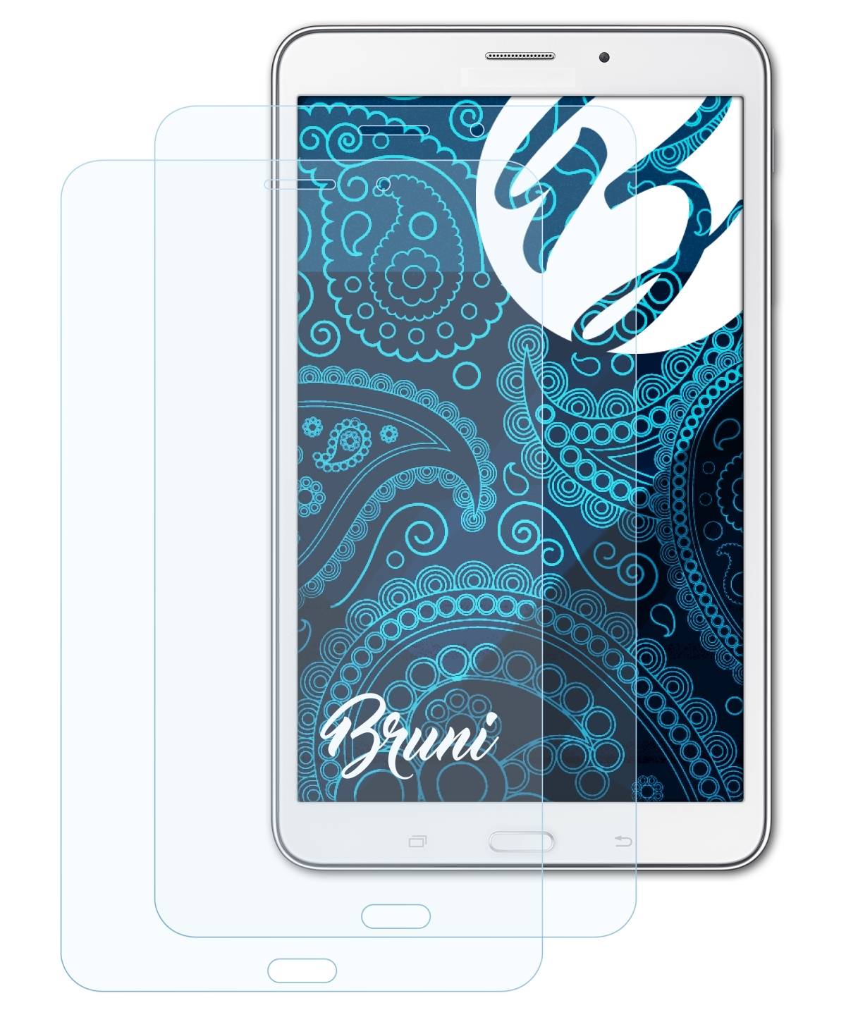 4 T335)) BRUNI 2x Schutzfolie(für (LTE/3G Galaxy Tab Samsung Basics-Clear 8.0