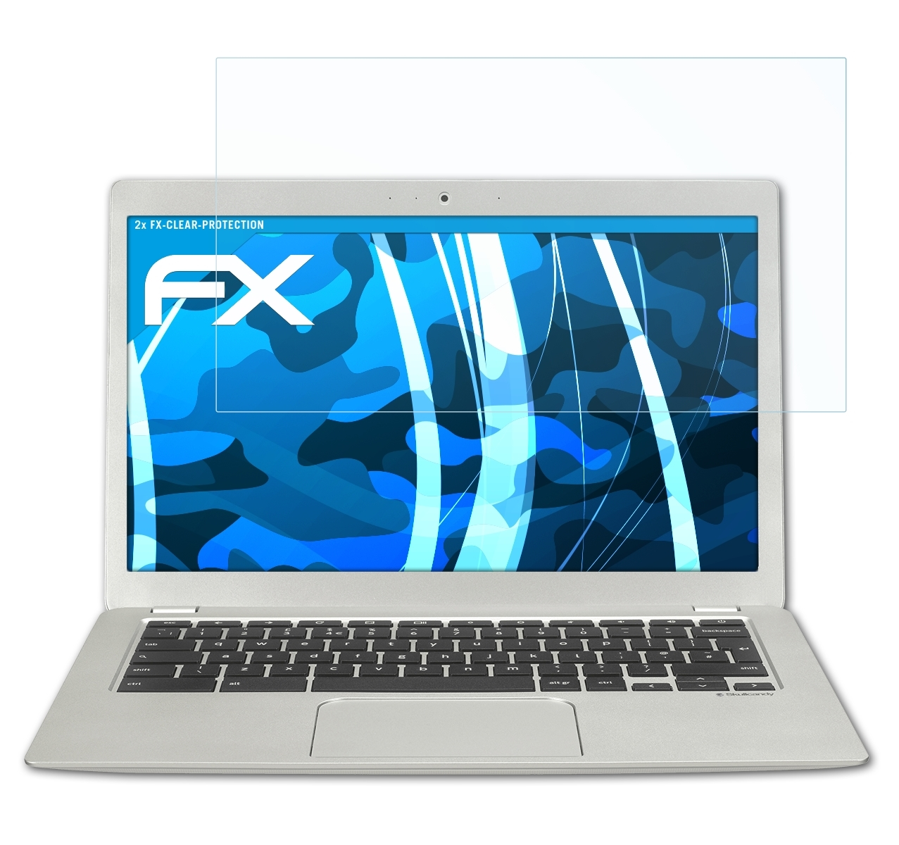 Chromebook Displayschutz(für FX-Clear (Toshiba)) 2 Google ATFOLIX 2x (13.3 Inch)