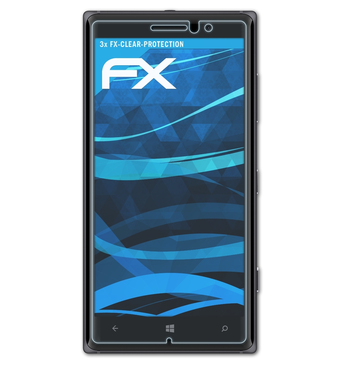 ATFOLIX 3x 830) Displayschutz(für Nokia FX-Clear Lumia