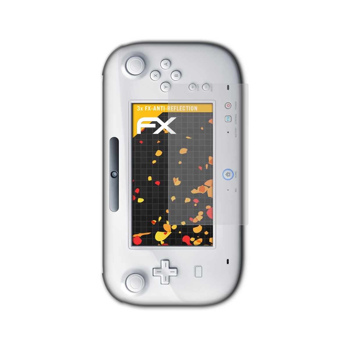 3x U FX-Antireflex GamePad) Wii ATFOLIX Displayschutz(für Nintendo