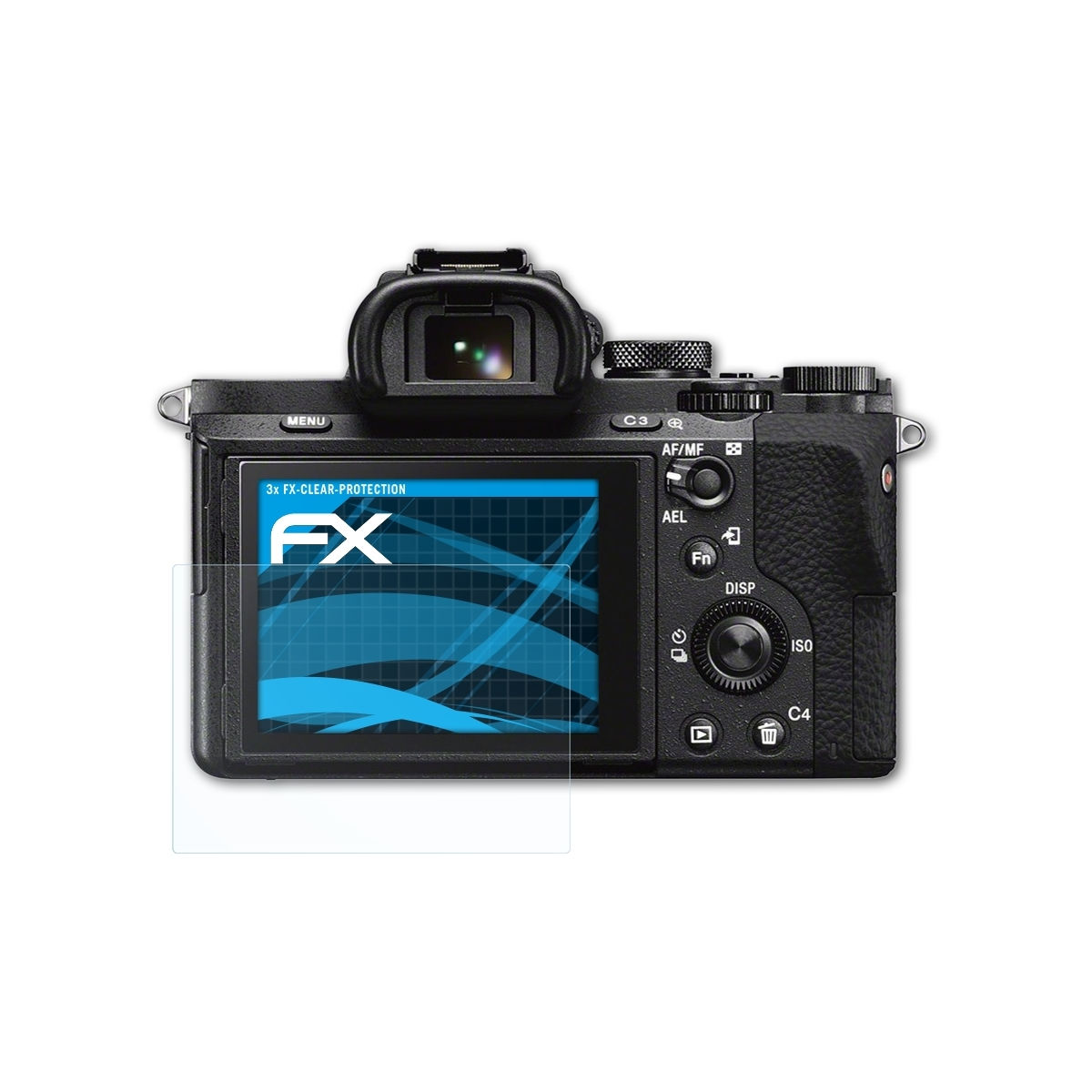 ATFOLIX 3x FX-Clear Displayschutz(für Alpha Sony a7 II (ILCE-7M2))