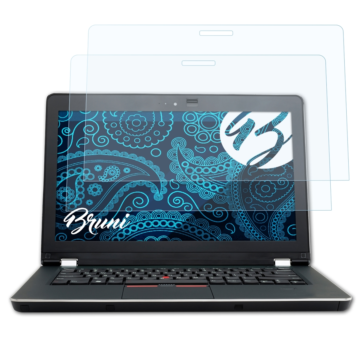 BRUNI 2x Basics-Clear Schutzfolie(für Edge Lenovo E420S) ThinkPad