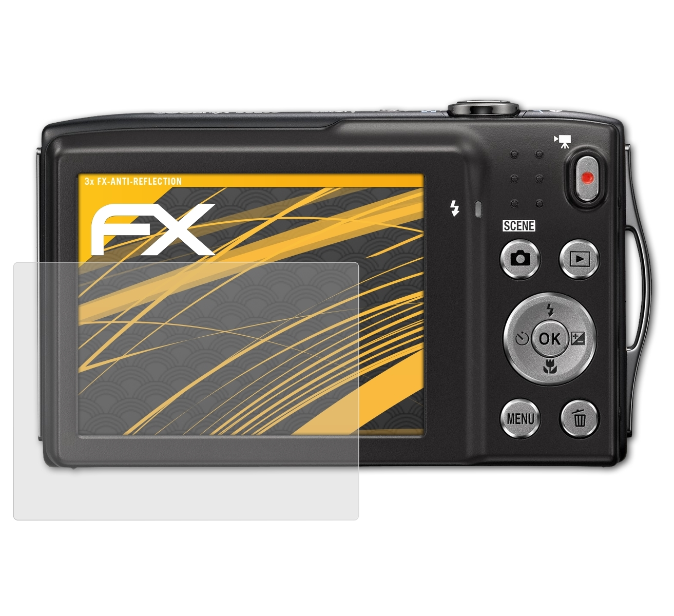 ATFOLIX 3x Nikon Coolpix S3200) Displayschutz(für FX-Antireflex