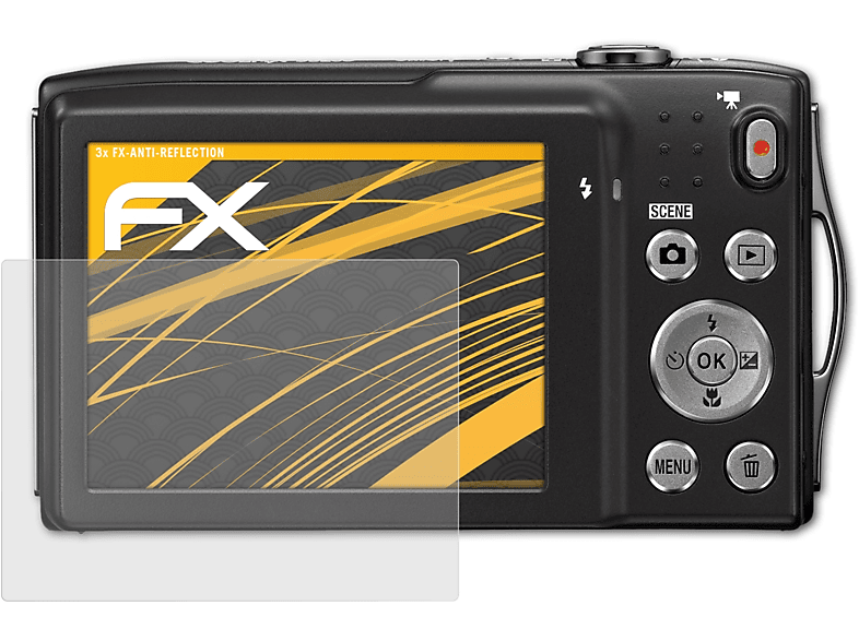 ATFOLIX 3x FX-Antireflex Displayschutz(für Nikon Coolpix S3200)