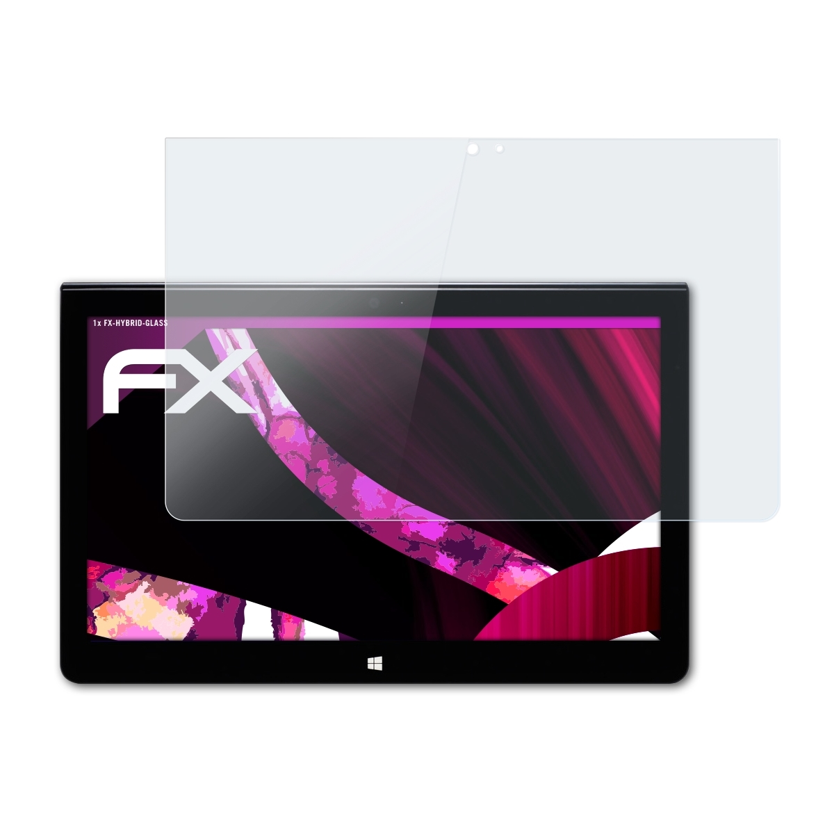 ATFOLIX FX-Hybrid-Glass Stylistic Q704) Fujitsu Schutzglas(für