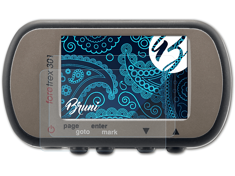 BRUNI 2x Basics-Clear Schutzfolie(für Foretrex 301) Garmin