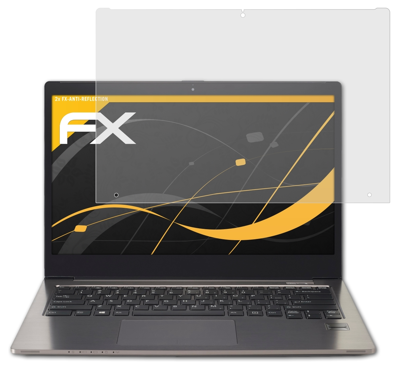ATFOLIX 2x Fujitsu FX-Antireflex Lifebook Displayschutz(für U904)