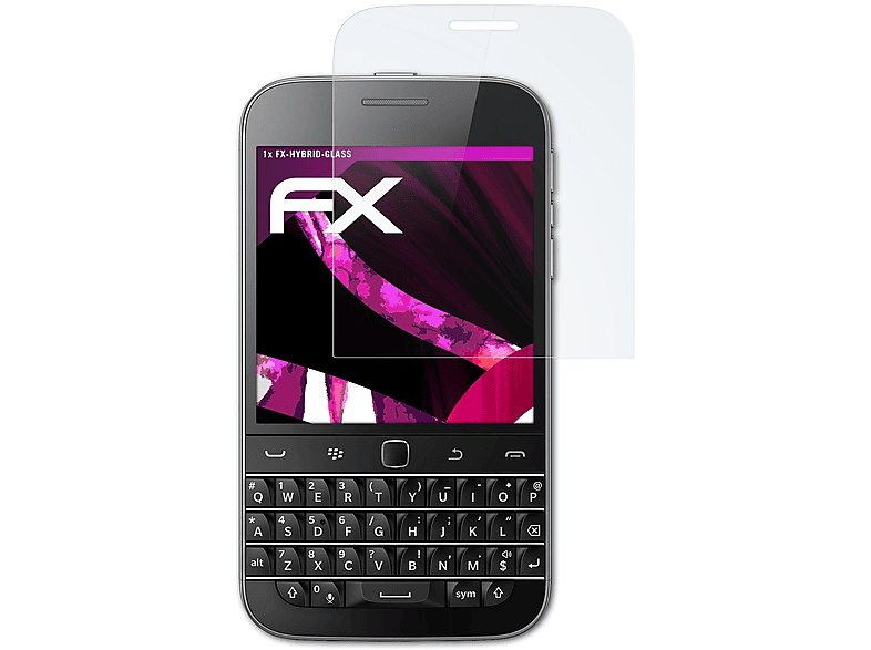 Camera) ATFOLIX FX-Hybrid-Glass Non Schutzglas(für Classic Blackberry