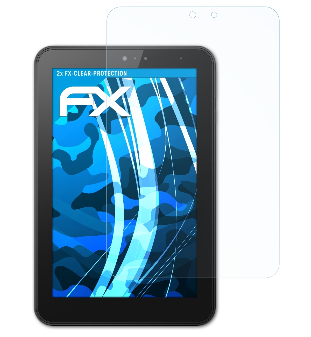 ATFOLIX 2x Pro 408 G1) HP Tablet FX-Clear Displayschutz(für