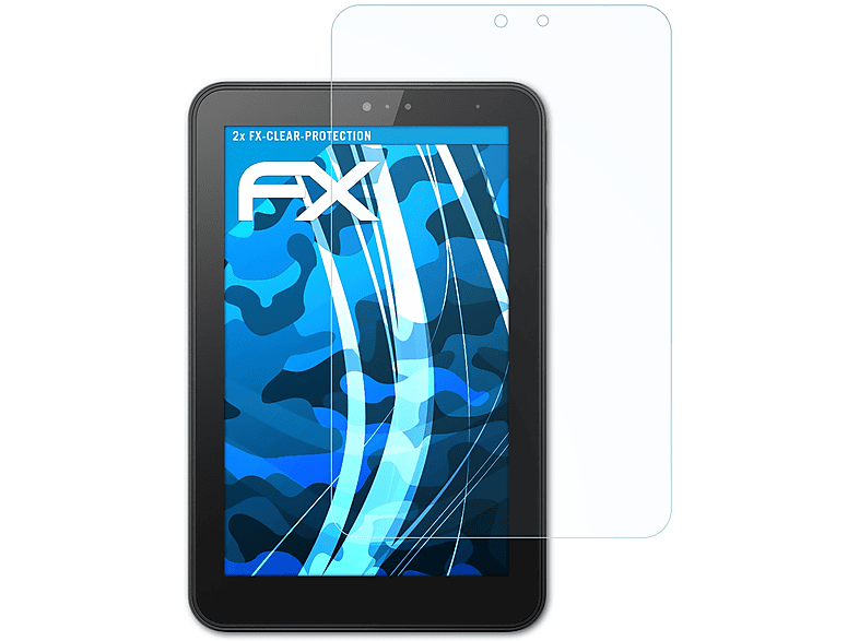 ATFOLIX 2x FX-Clear Displayschutz(für HP Pro Tablet 408 G1)