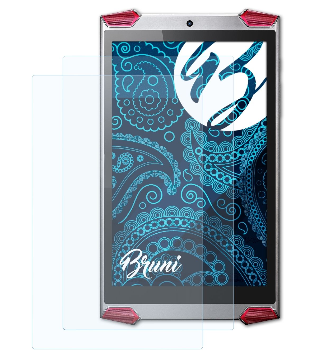 BRUNI 2x Basics-Clear Schutzfolie(für Acer Predator (GT-810)) 8