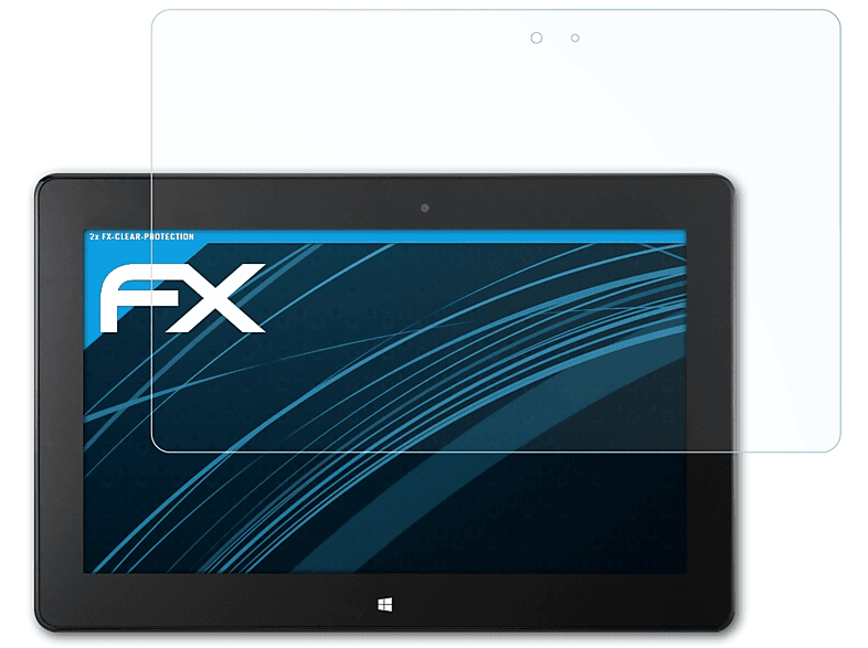 ATFOLIX 2x FX-Clear Displayschutz(für Asus VivoTab Smart ME400C)