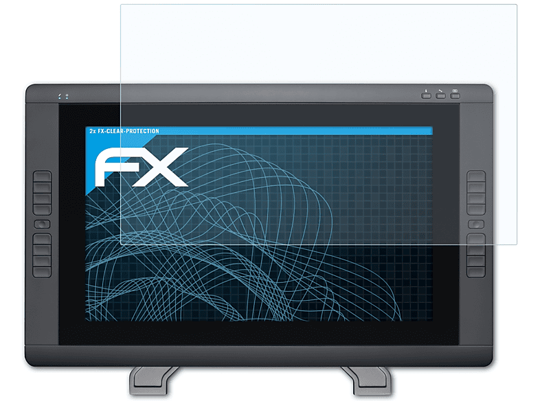 ATFOLIX 2x FX-Clear Wacom CINTIQ 22 HD) Displayschutz(für