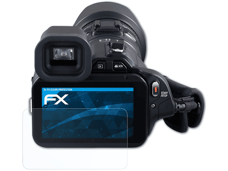 GC-PX100) ATFOLIX 3x JVC Displayschutz(für FX-Clear