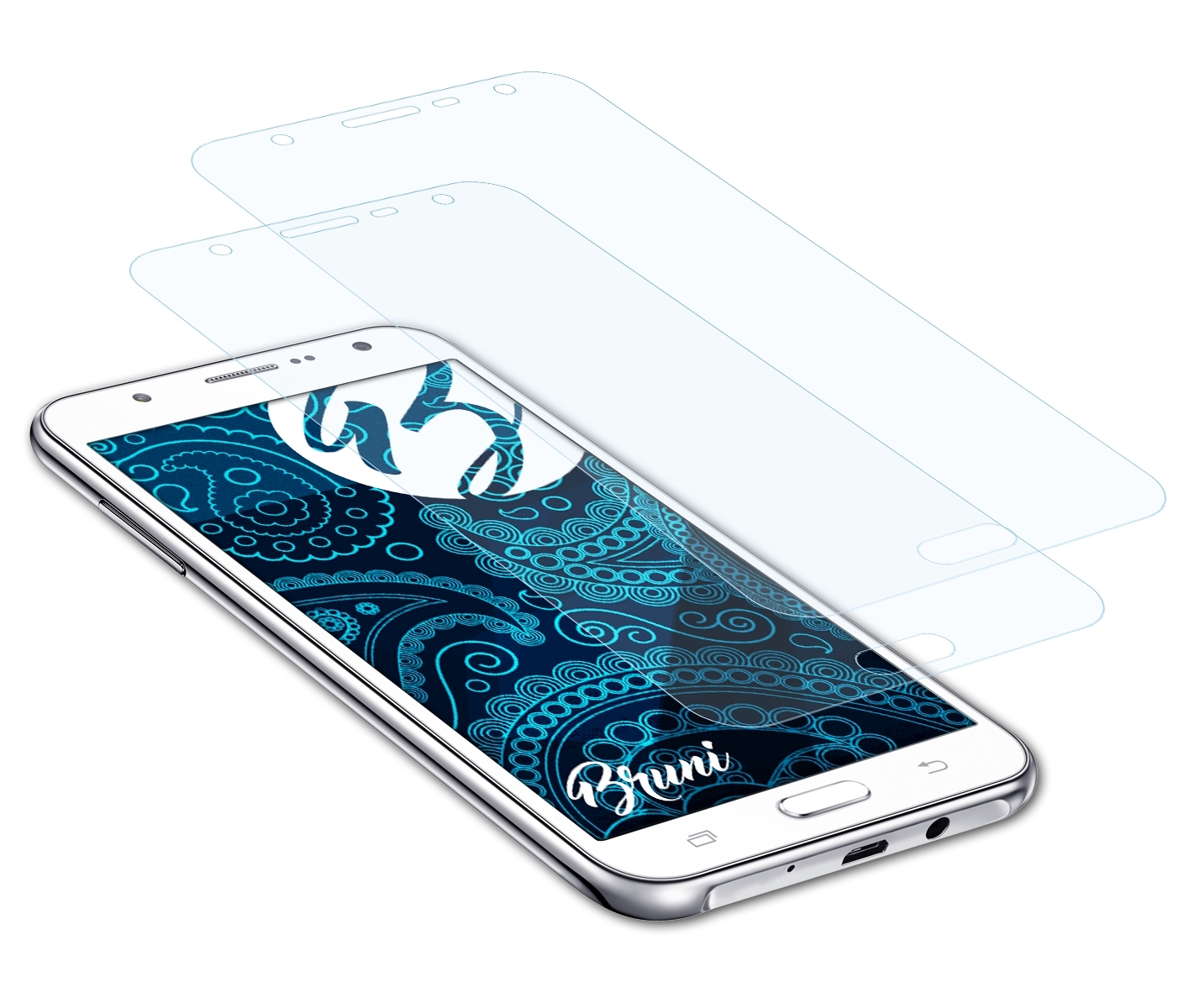 Samsung Basics-Clear Galaxy 2x BRUNI (2015)) J7 Schutzfolie(für
